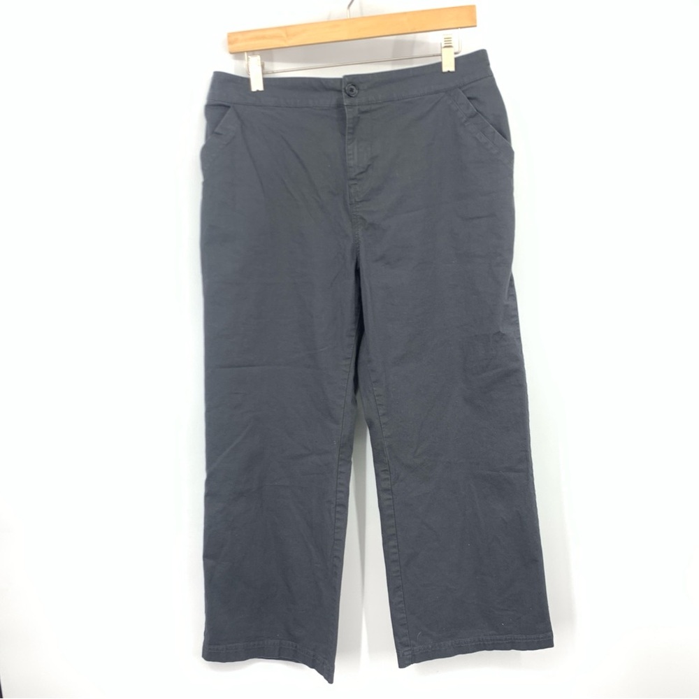 Pact Women's Wide Leg Pants - Dark Gray